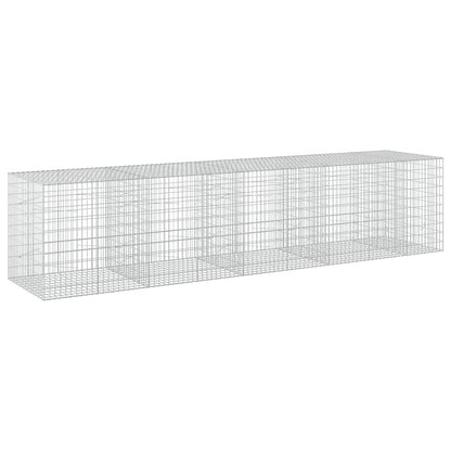 Gabion with 5 mm Wire and 5x10 cm Mesh 450x100x100 cm