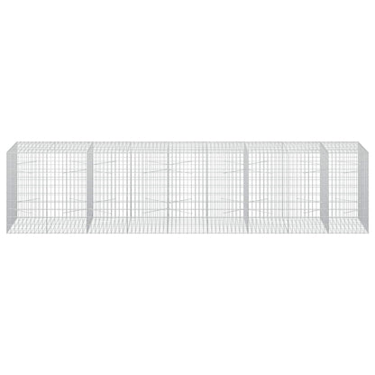 Gabion with 5 mm Wire and 5x10 cm Mesh 450x100x100 cm