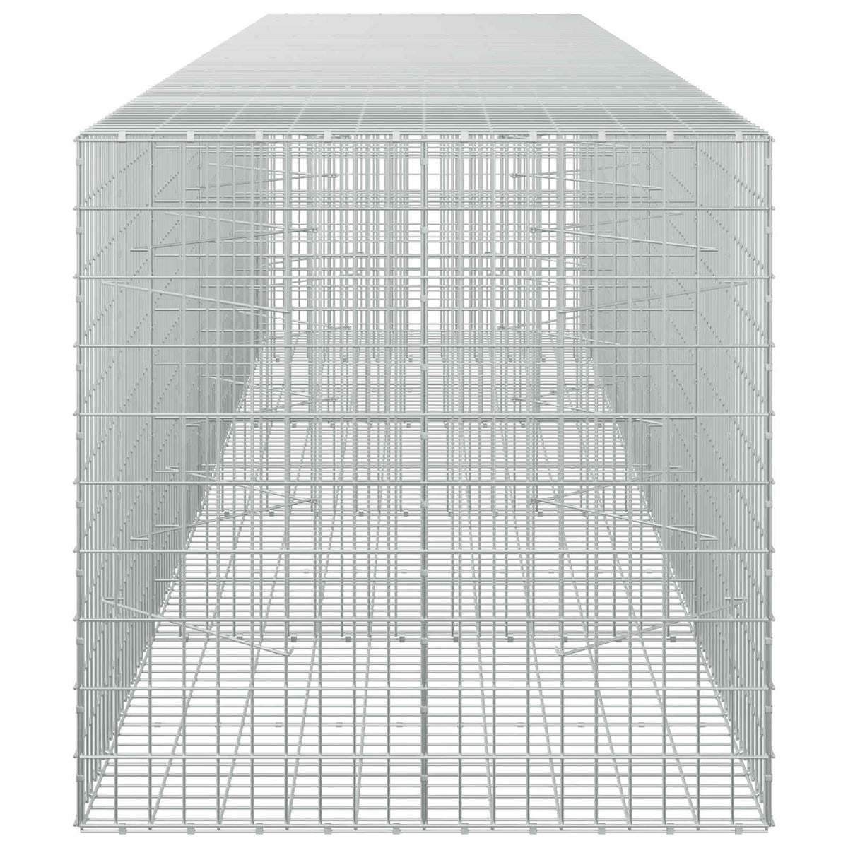 Gabion with 5 mm Wire and 5x10 cm Mesh 450x100x100 cm
