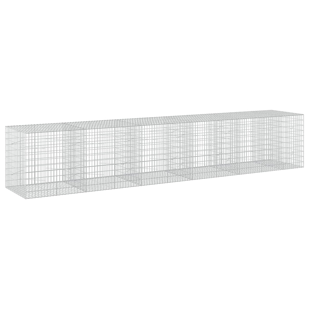 Gabion with 5 mm Wire and 5x10 cm Mesh 550x100x100 cm
