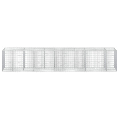 Gabion with 5 mm Wire and 5x10 cm Mesh 550x100x100 cm