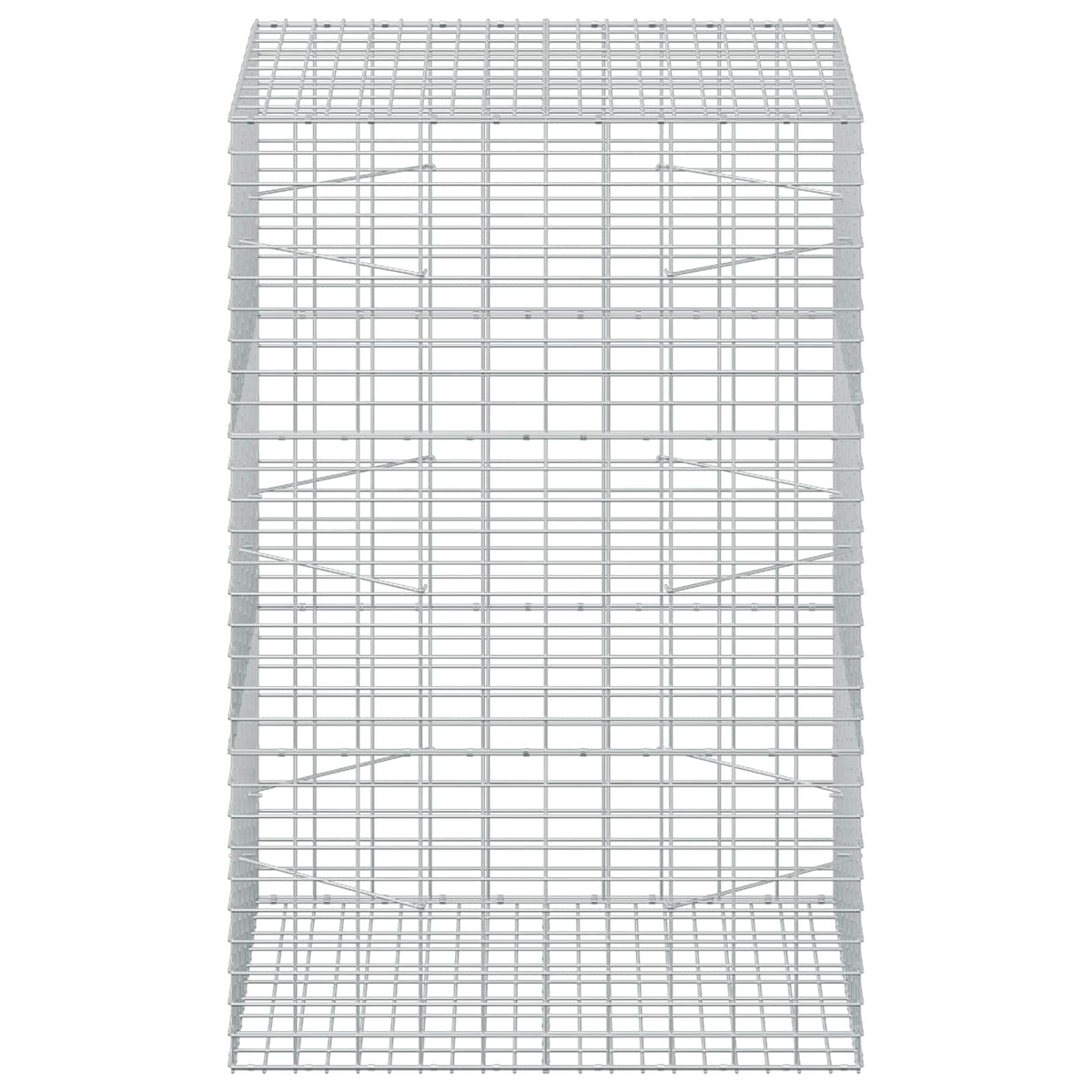 Gabion with 5 mm Wire and 5x10 cm Mesh 100x100x150 cm