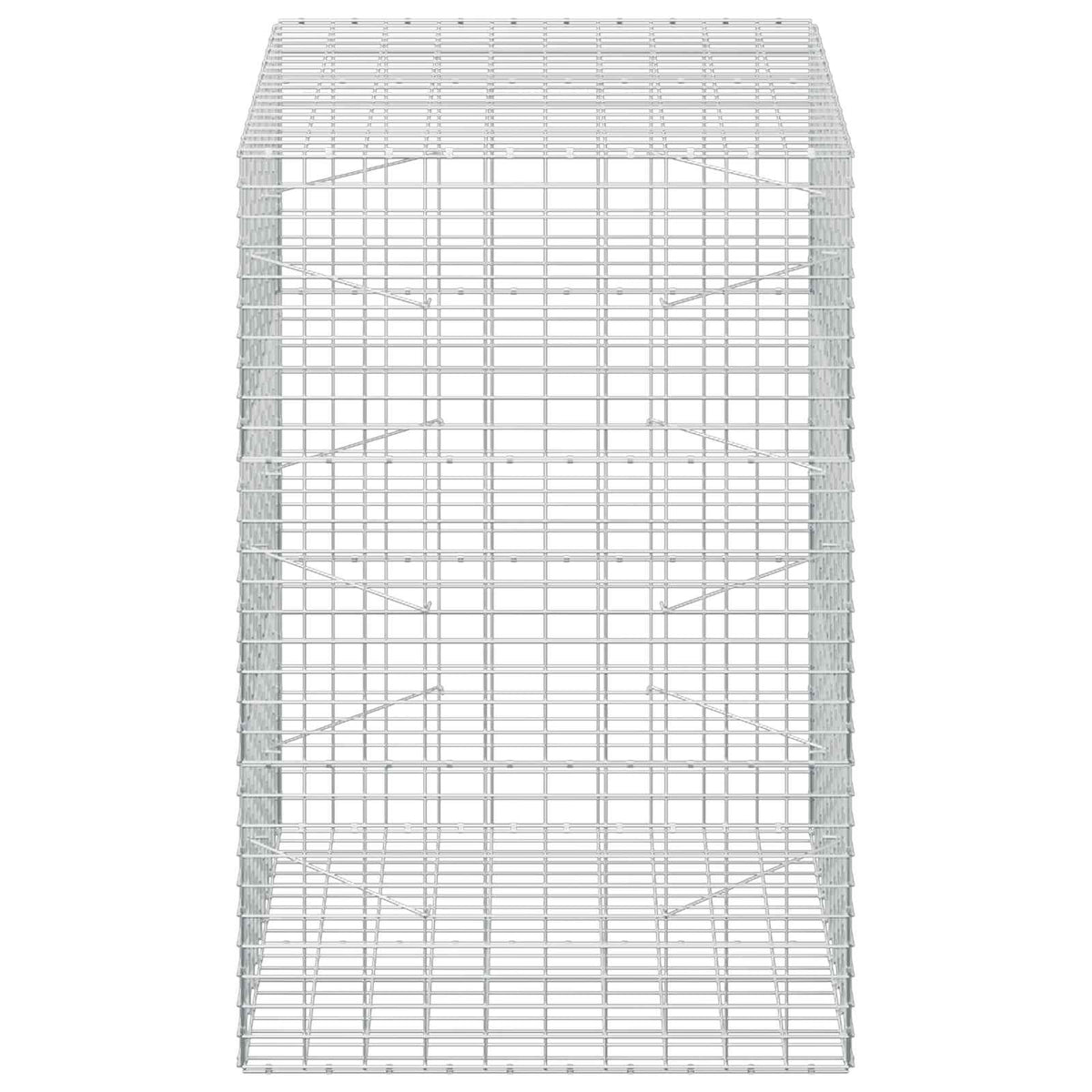 Gabion with 5 mm Wire and 5x10 cm Mesh 100x100x150 cm