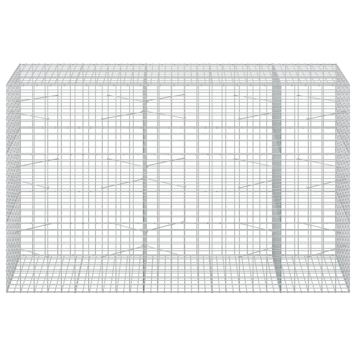 Gabion with 5 mm Wire and 5x10 cm Mesh 250x100x150 cm