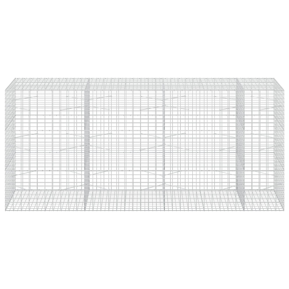 Gabion with 5 mm Wire and 5x10 cm Mesh 350x100x150 cm