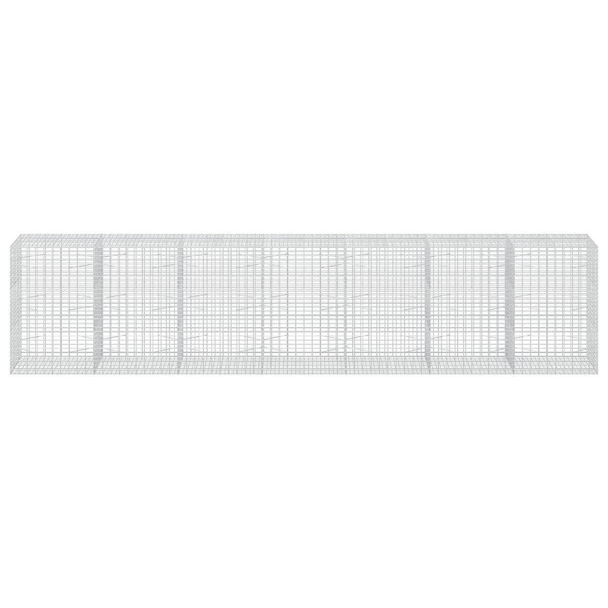 Gabion with 5 mm Wire and 5x10 cm Mesh 700x100x150 cm