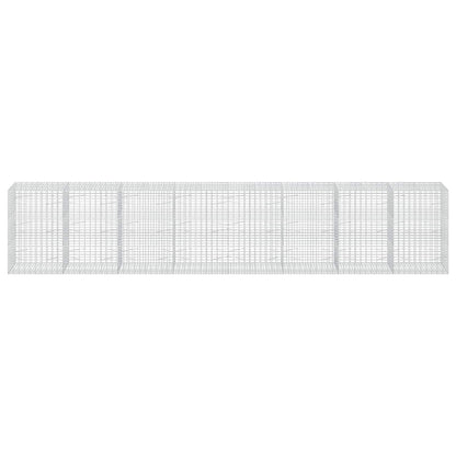 Gabion with 5 mm Wire and 5x10 cm Mesh 800x100x150 cm