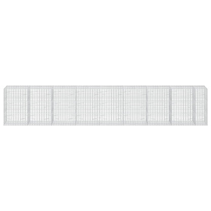 Gabion with 5 mm Wire and 5x10 cm Mesh 850x100x150 cm