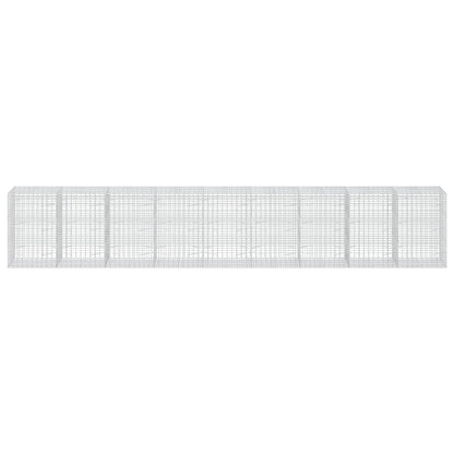 Gabion with 5 mm Wire and 5x10 cm Mesh 900x100x150 cm