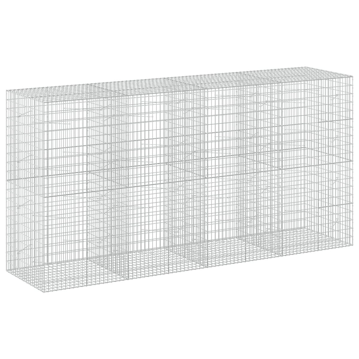 Gabion with 5 mm Wire and 5x10 cm Mesh 400x100x200 cm
