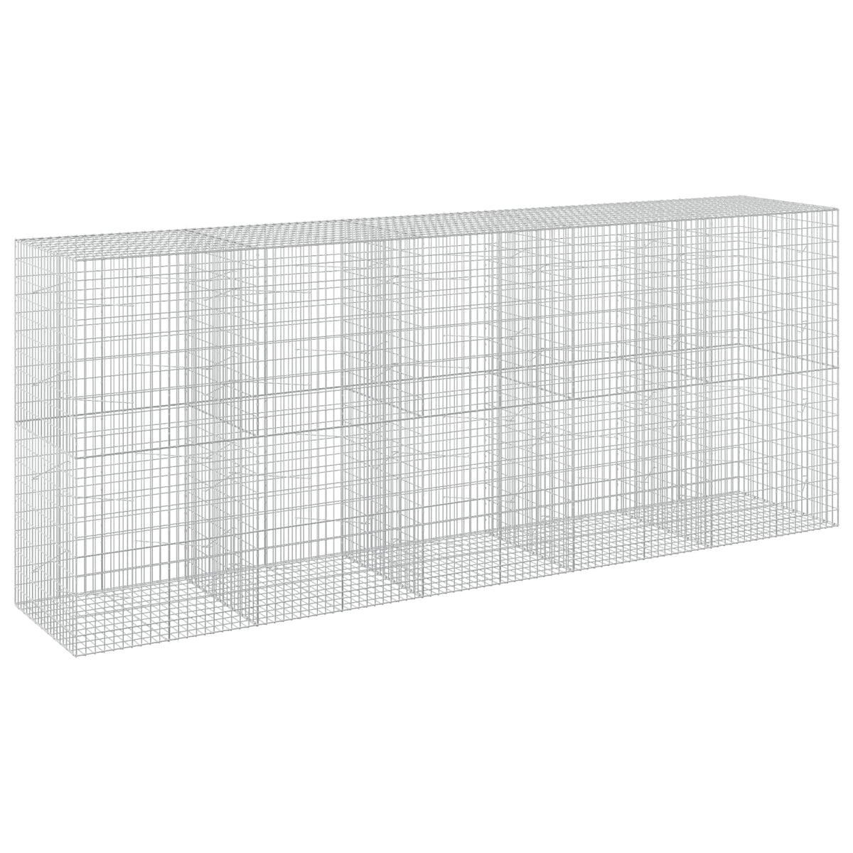 Gabion with 5 mm Wire and 5x10 cm Mesh 500x100x200 cm