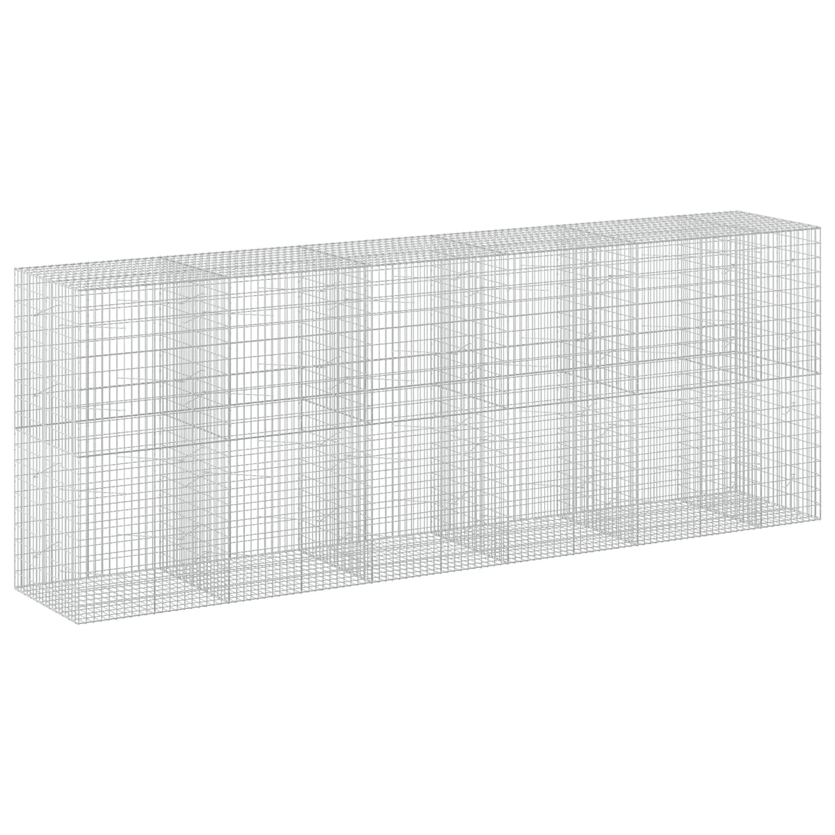 Gabion with 5 mm Wire and 5x10 cm Mesh 550x100x200 cm
