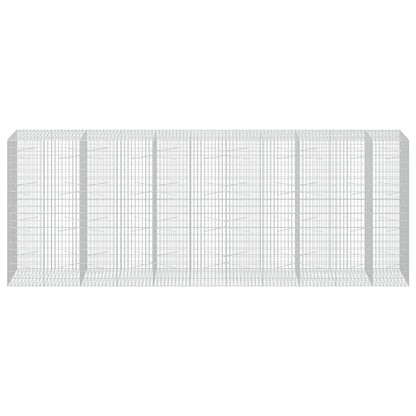 Gabion with 5 mm Wire and 5x10 cm Mesh 550x100x200 cm