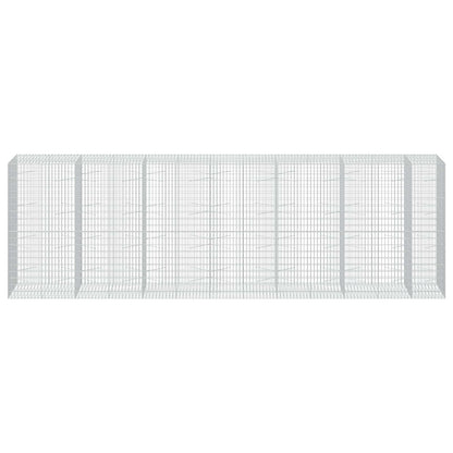 Gabion with 5 mm Wire and 5x10 cm Mesh 650x100x200 cm