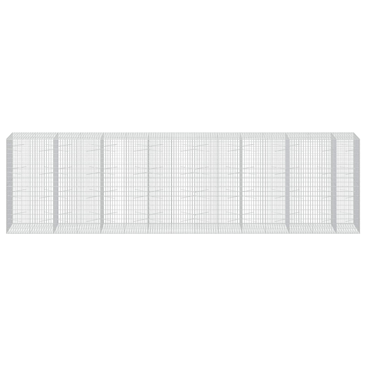 Gabion with 5 mm Wire and 5x10 cm Mesh 750x100x200 cm