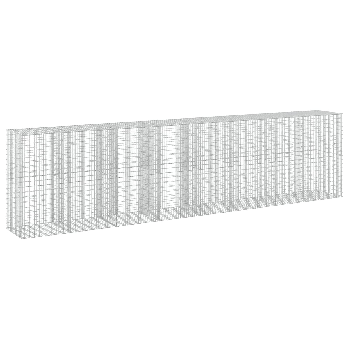 Gabion with 5 mm Wire and 5x10 cm Mesh 800x100x200 cm