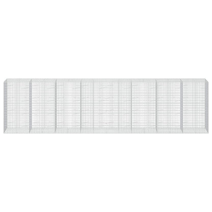Gabion with 5 mm Wire and 5x10 cm Mesh 800x100x200 cm