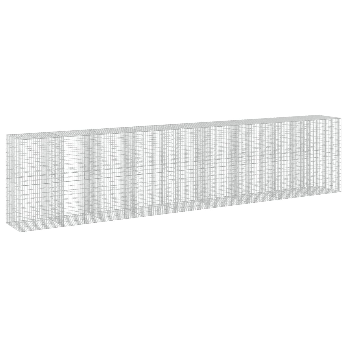 Gabion with 5 mm Wire and 5x10 cm Mesh 900x100x200 cm