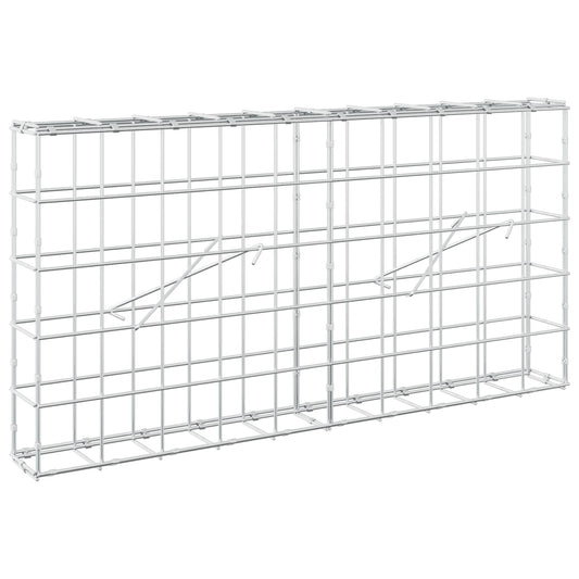 Gabion with 5 mm Wire and 10x10 cm Mesh 100x10x50 cm