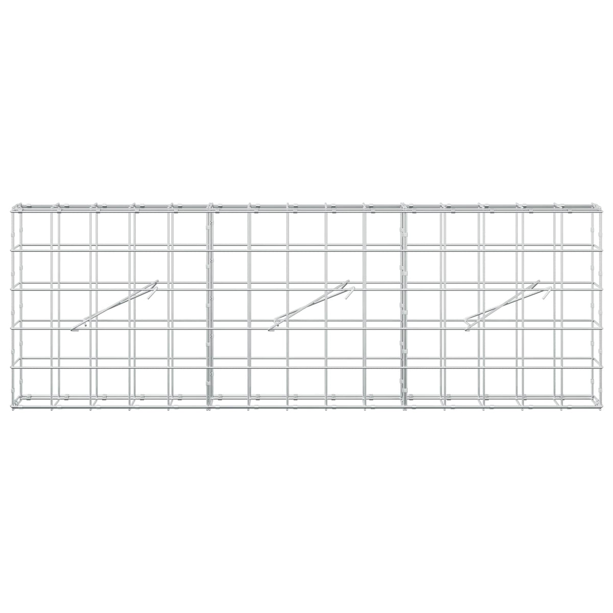 Gabion with 5 mm Wire and 10x10 cm Mesh 150x10x50 cm