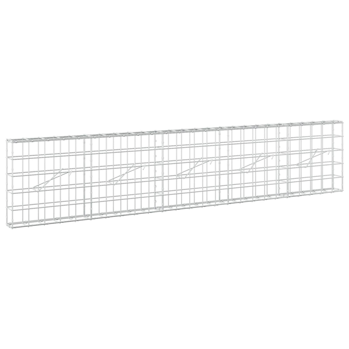 Gabion with 5 mm Wire and 10x10 cm Mesh 250x10x50 cm