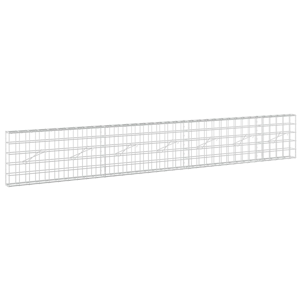 Gabion with 5 mm Wire and 10x10 cm Mesh 350x10x50 cm