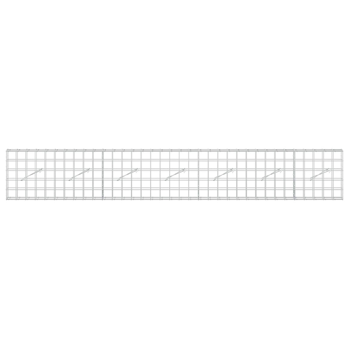 Gabion with 5 mm Wire and 10x10 cm Mesh 350x10x50 cm