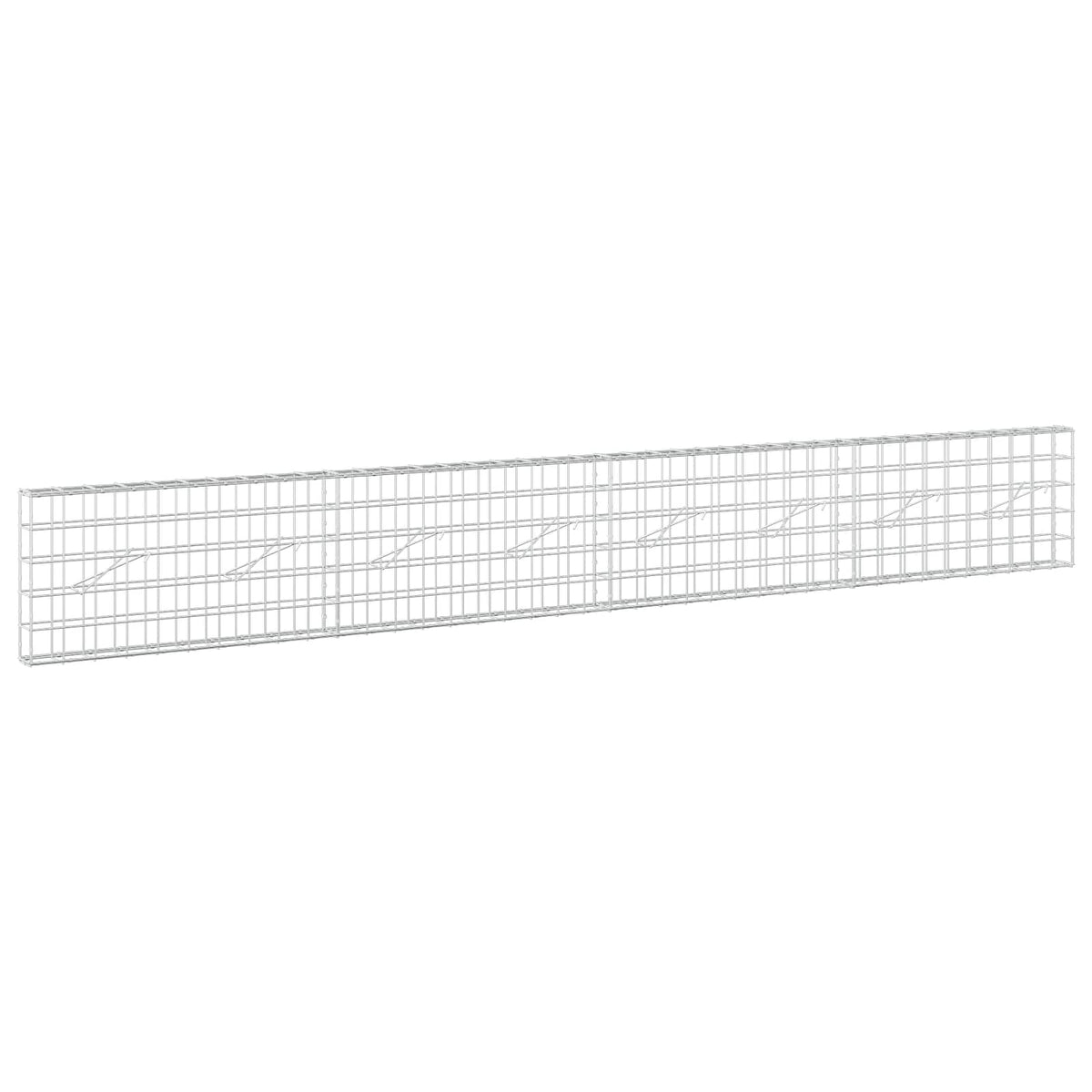 Gabion with 5 mm Wire and 10x10 cm Mesh 400x10x50 cm