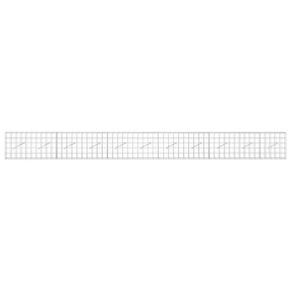 Gabion with 5 mm Wire and 10x10 cm Mesh 550x10x50 cm