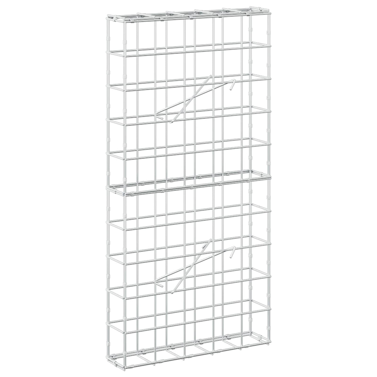 Gabion with 5 mm Wire and 10x10 cm Mesh 50x10x100 cm