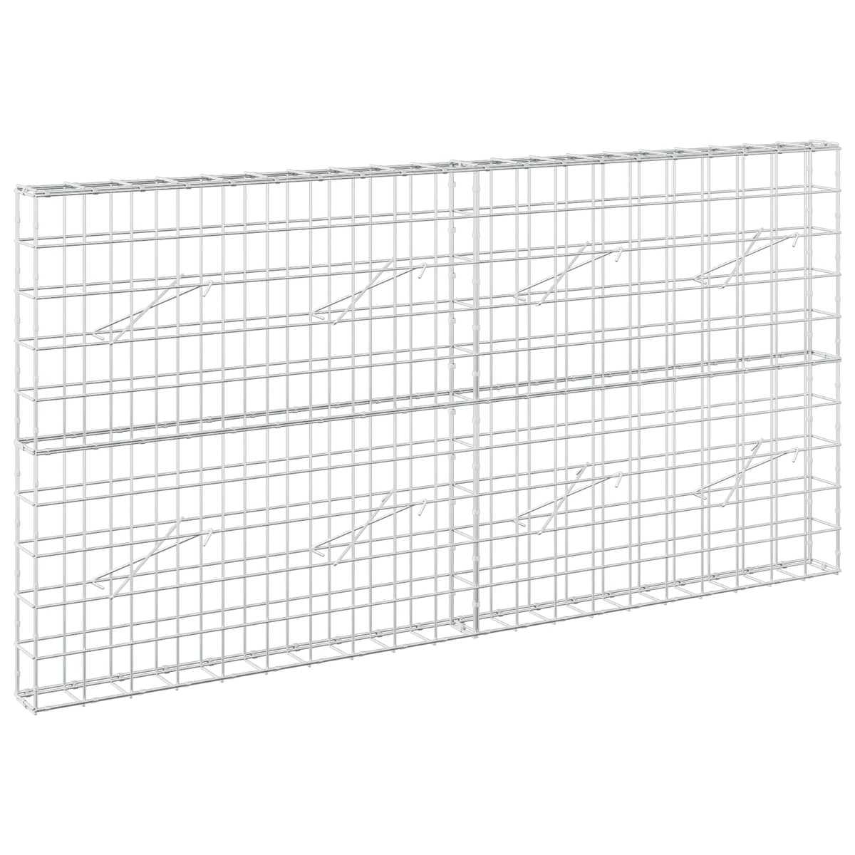 Gabion with 5 mm Wire and 10x10 cm Mesh 200x10x100 cm