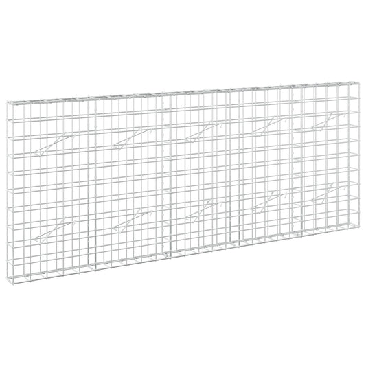 Gabion with 5 mm Wire and 10x10 cm Mesh 250x10x100 cm