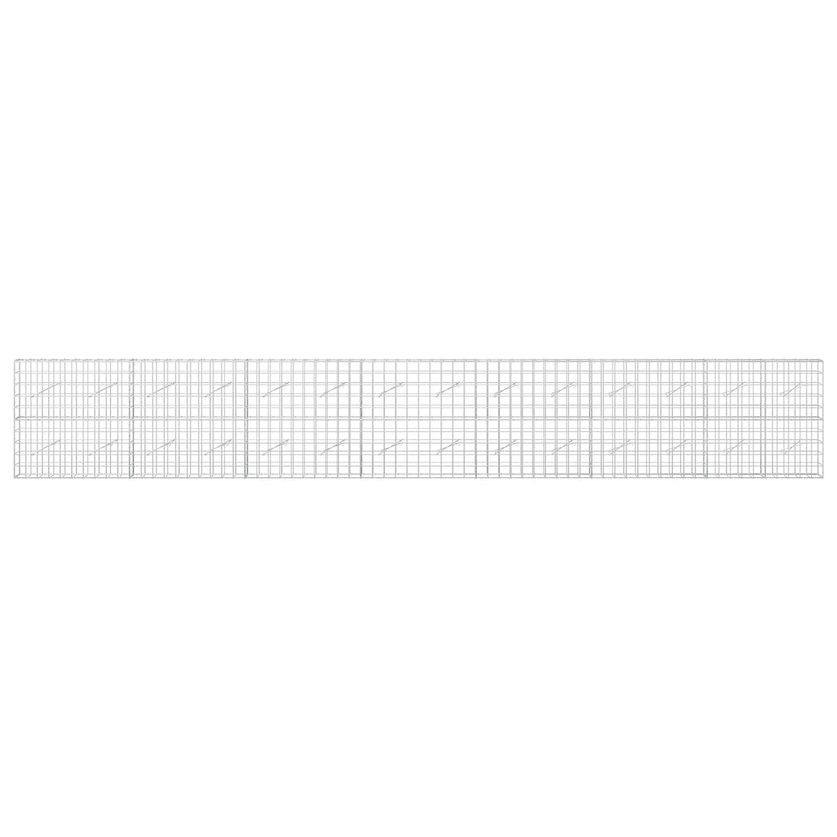 Gabion with 5 mm Wire and 10x10 cm Mesh 700x10x100 cm