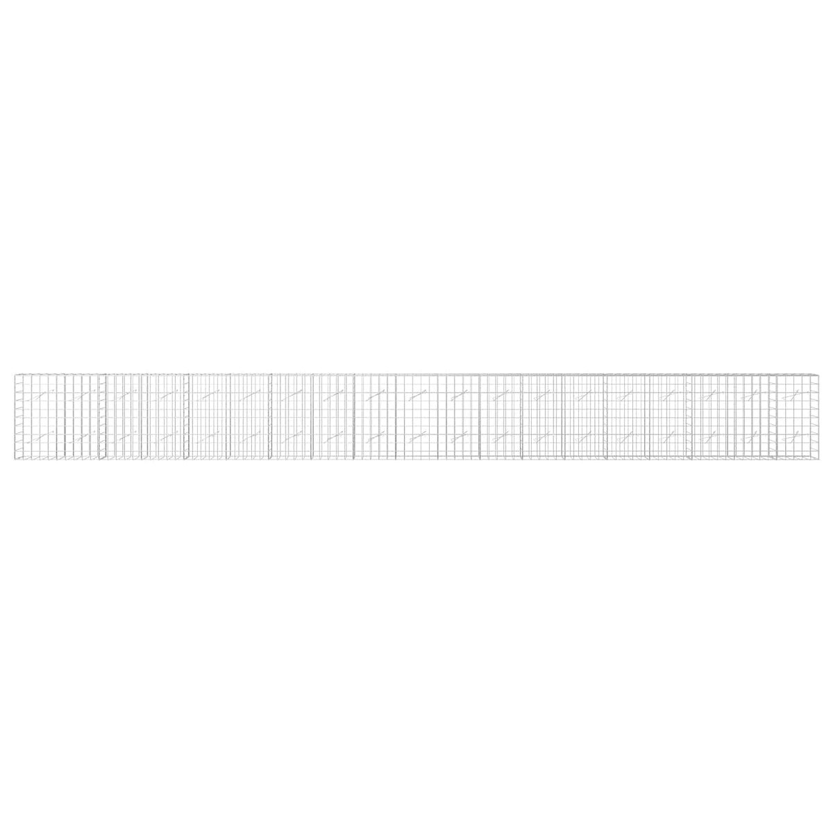 Gabion with 5 mm Wire and 10x10 cm Mesh 950x10x100 cm