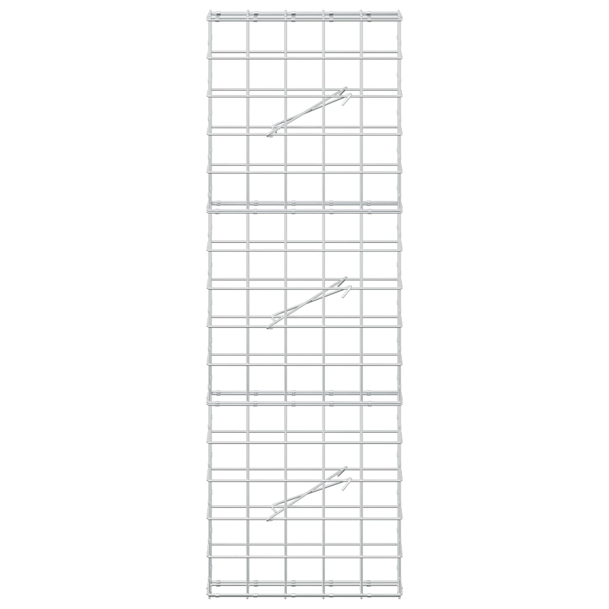 Gabion with 5 mm Wire and 10x10 cm Mesh 50x10x150 cm