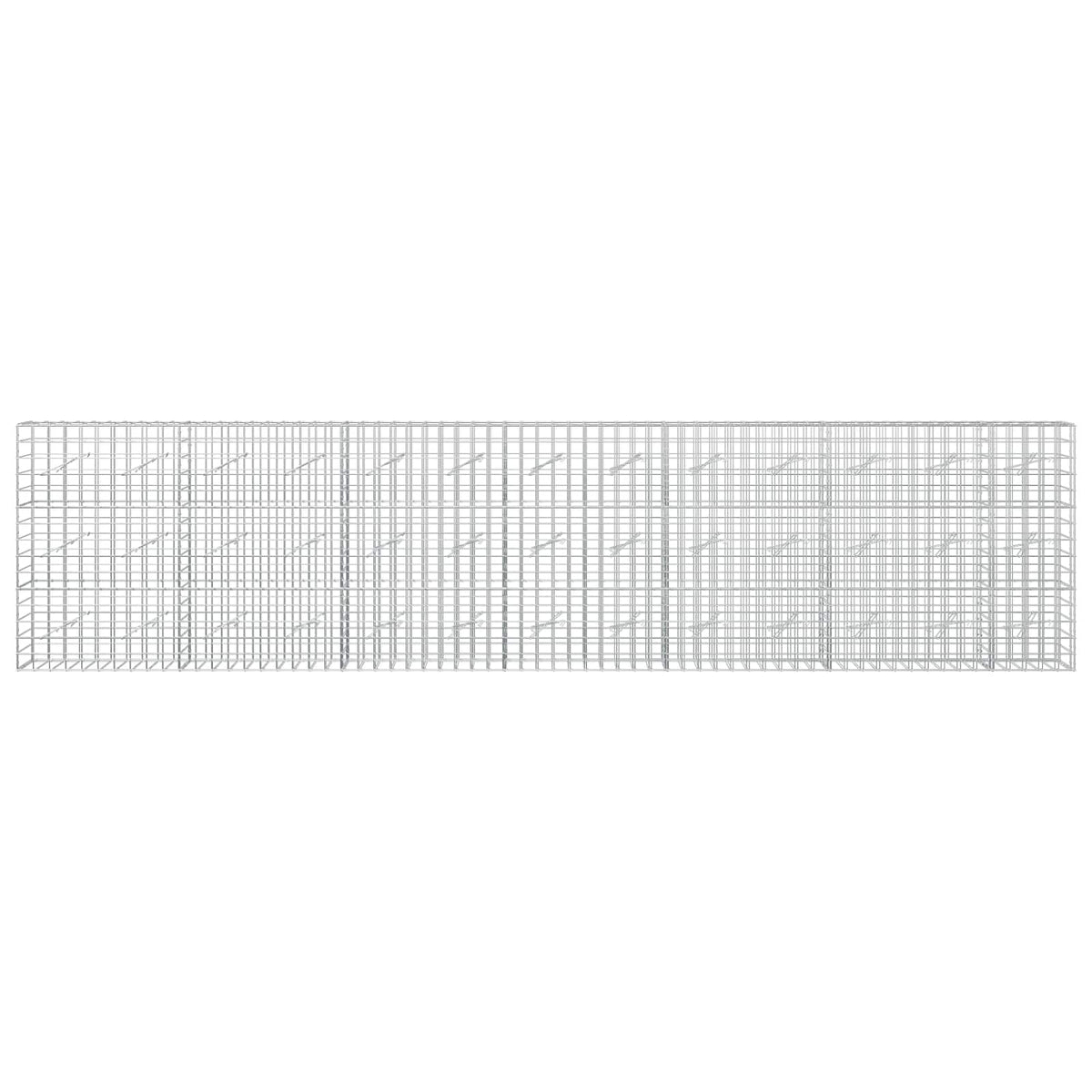 Gabion with 5 mm Wire and 10x10 cm Mesh 650x10x150 cm