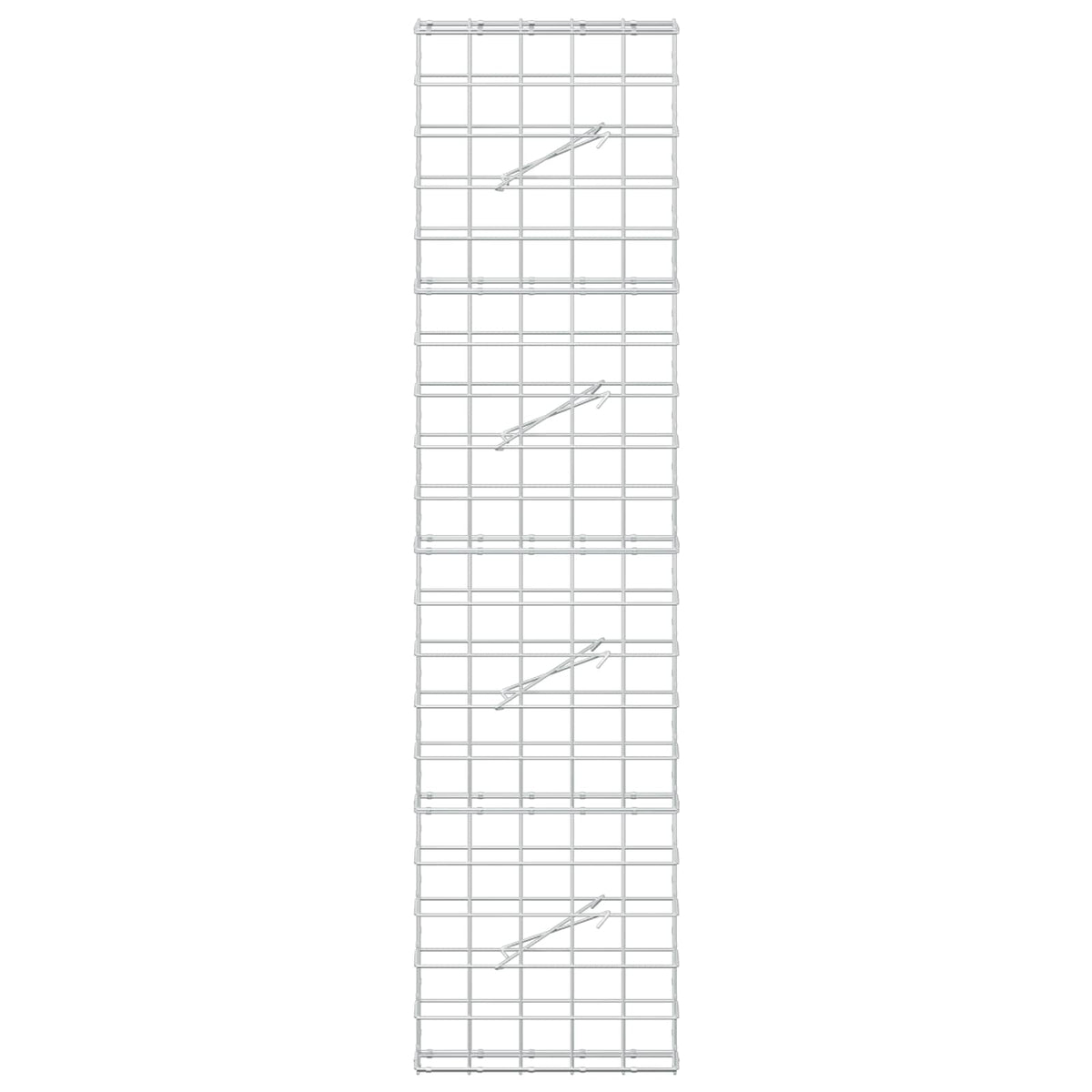Gabion with 5 mm Wire and 10x10 cm Mesh 50x10x200 cm