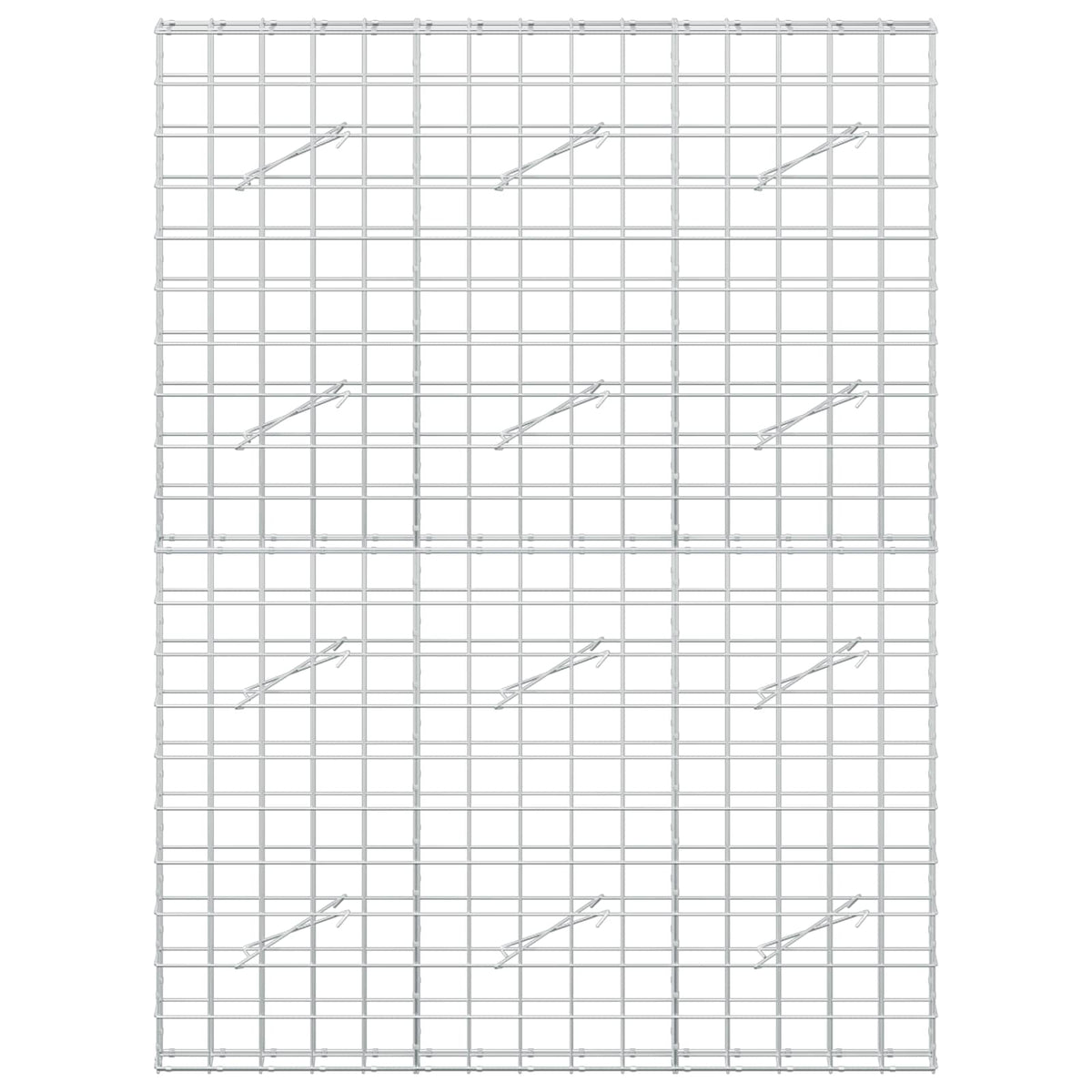 Gabion with 5 mm Wire and 10x10 cm Mesh 150x10x200 cm