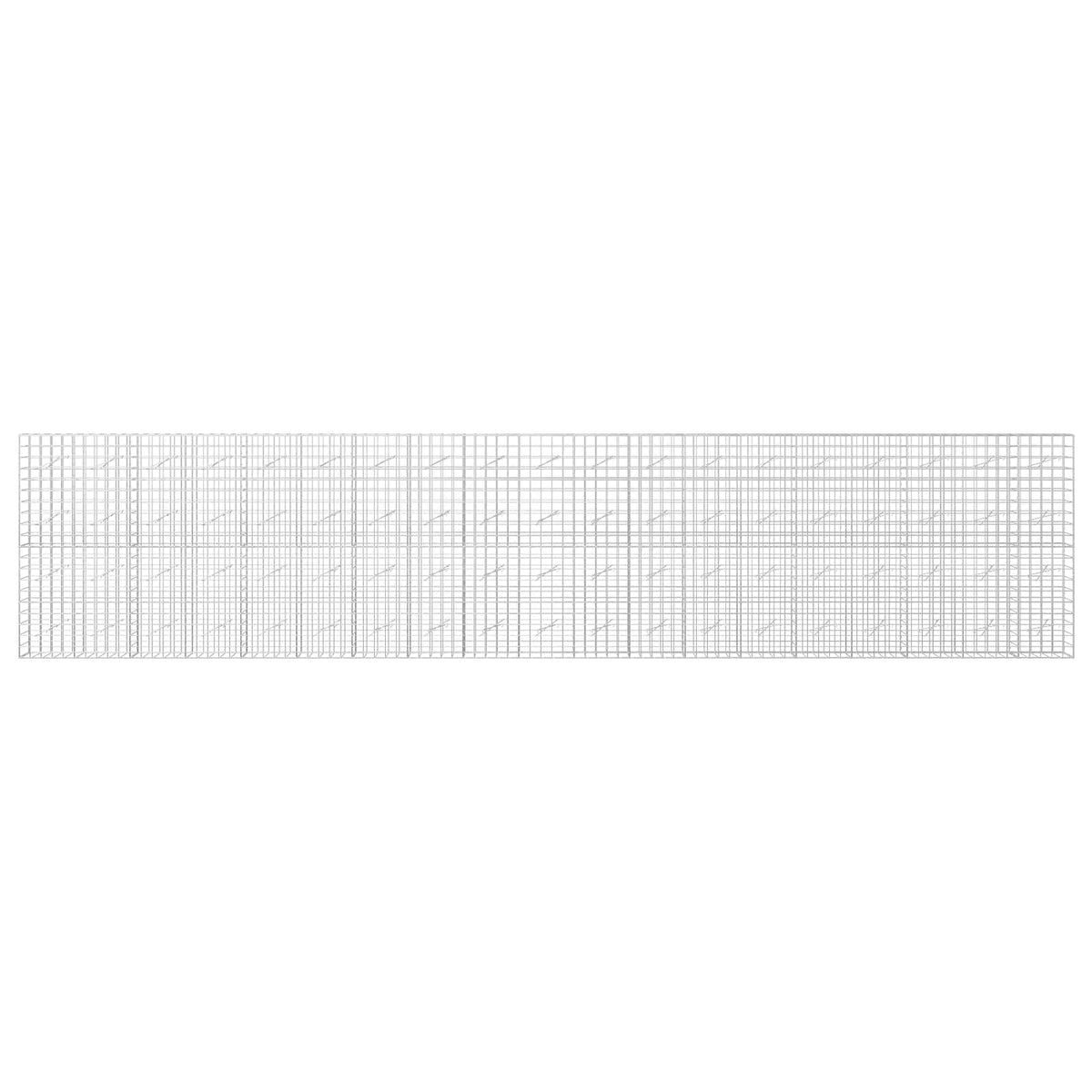 Gabion with 5 mm Wire and 10x10 cm Mesh 950x10x200 cm