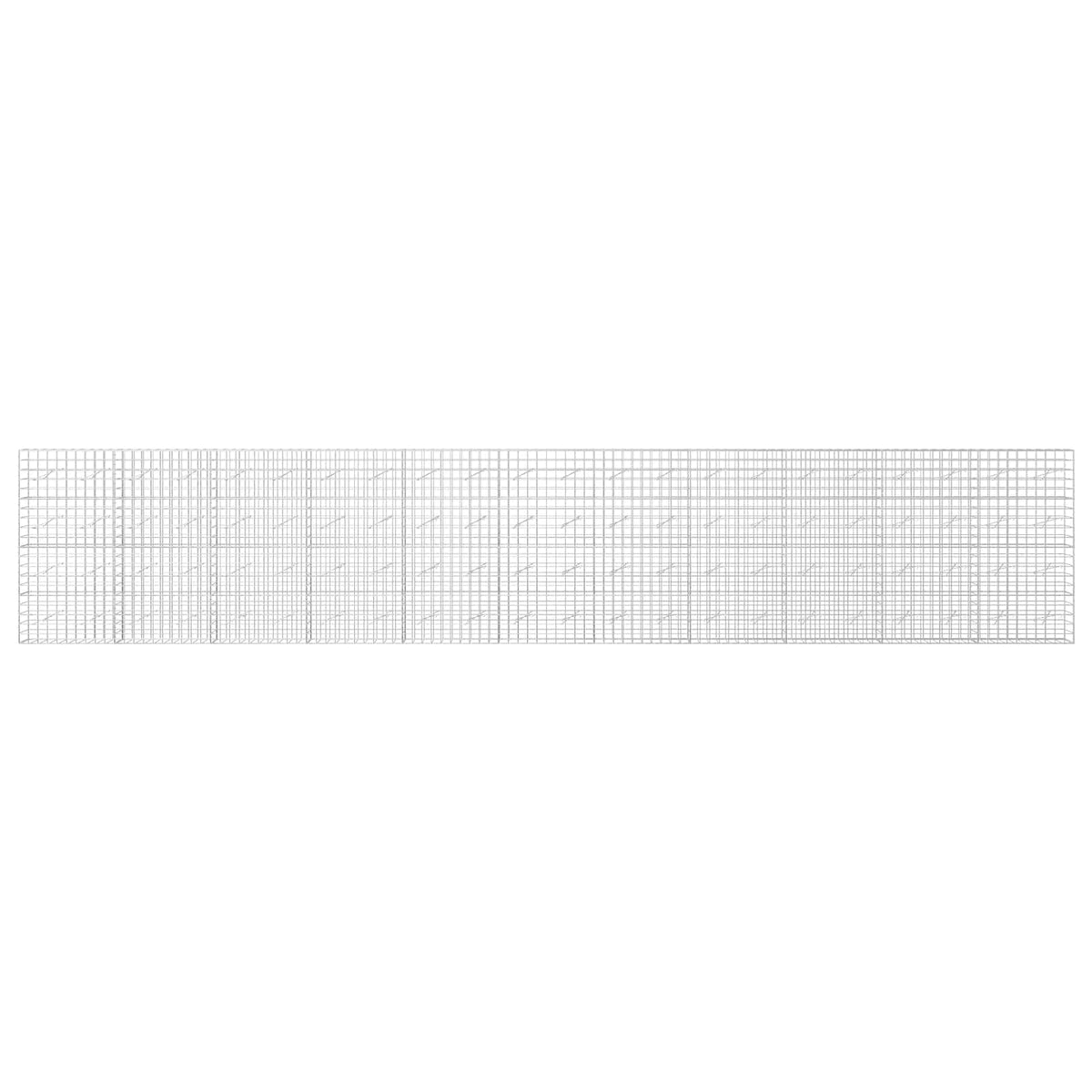 Gabion with 5 mm Wire and 10x10 cm Mesh 1100x10x200 cm