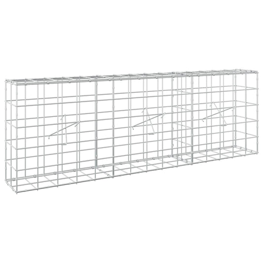 Gabion with 5 mm Wire and 10x10 cm Mesh 150x20x50 cm