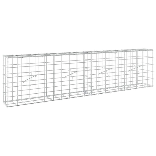 Gabion with 5 mm Wire and 10x10 cm Mesh 200x20x50 cm