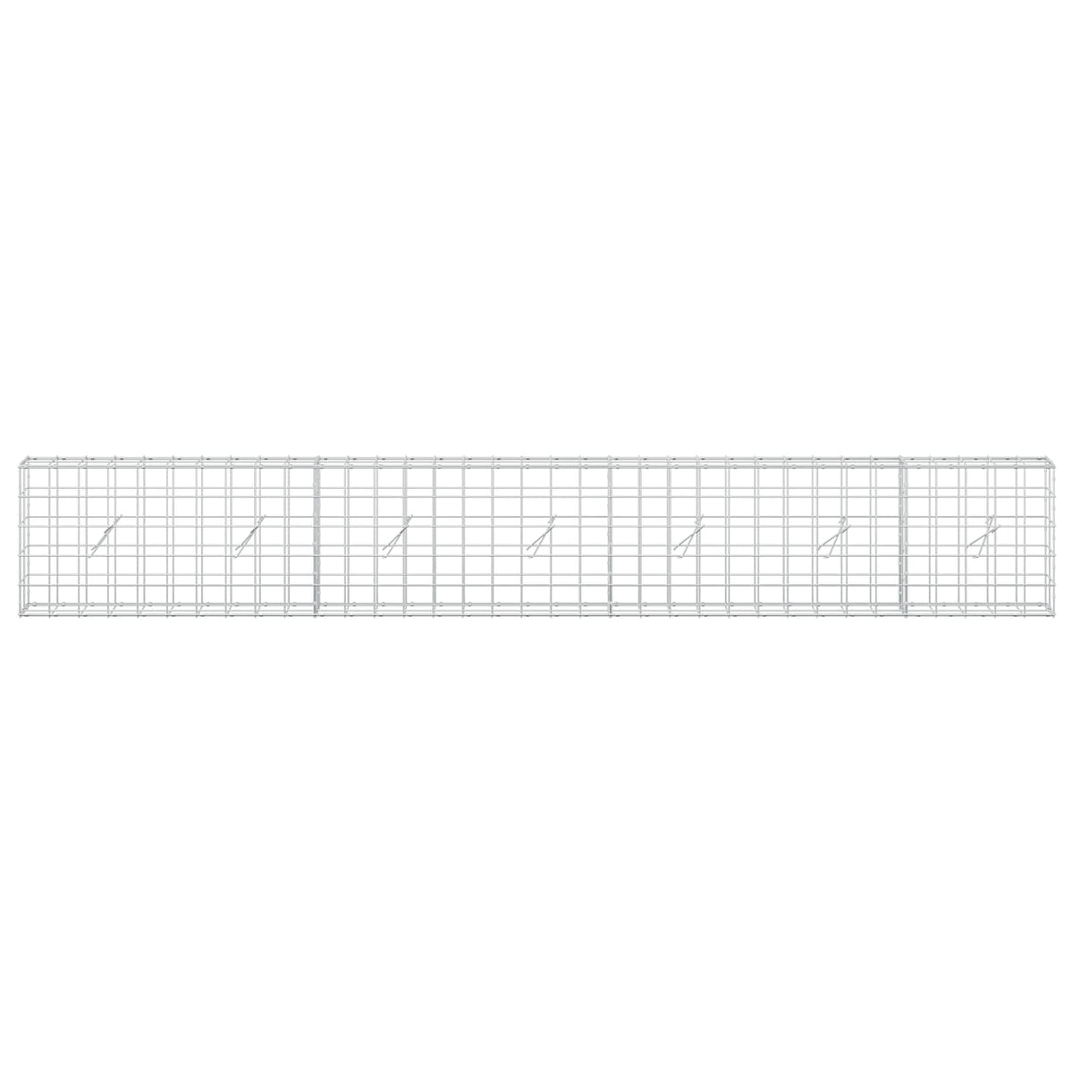 Gabion with 5 mm Wire and 10x10 cm Mesh 350x20x50 cm
