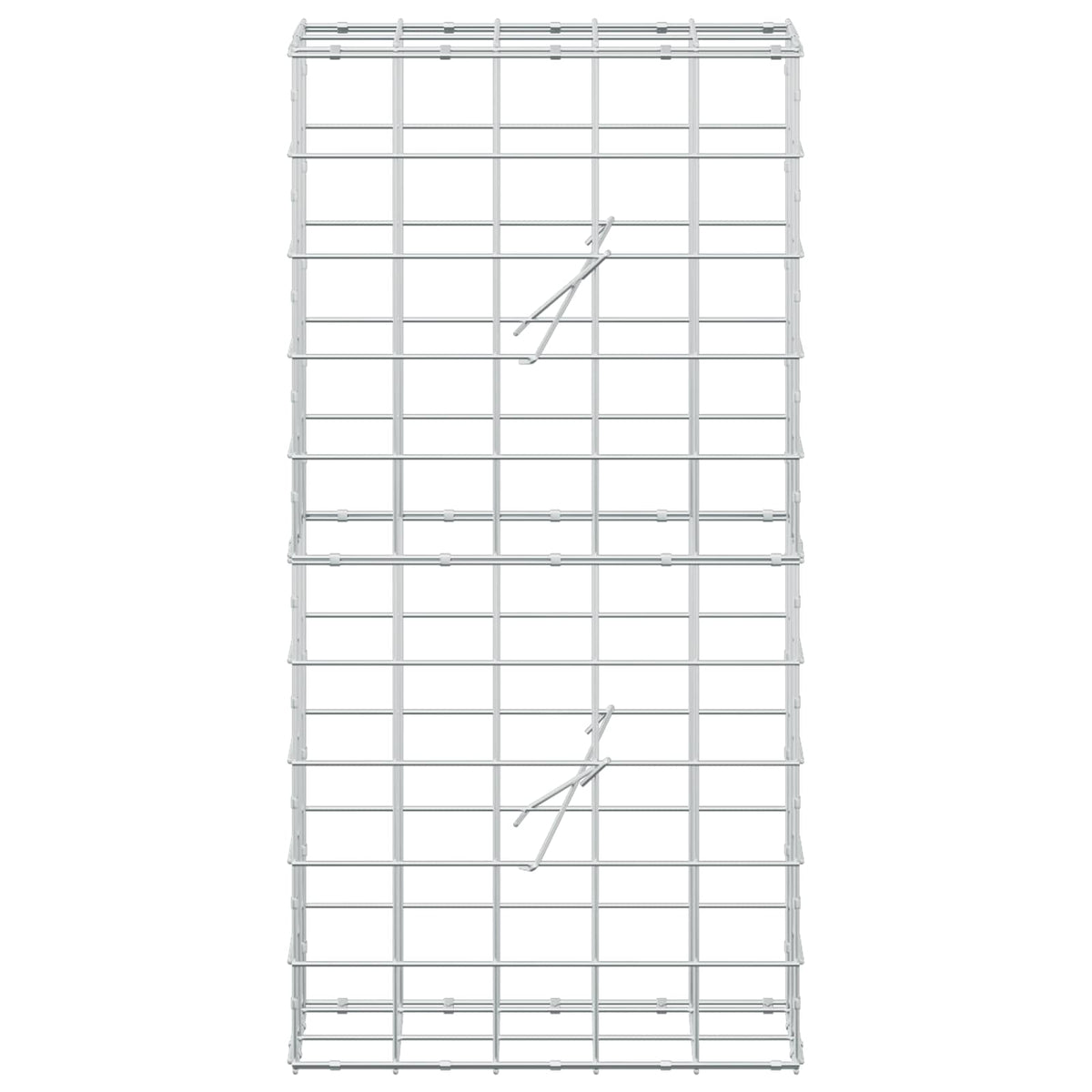 Gabion with 5 mm Wire and 10x10 cm Mesh 50x20x100 cm