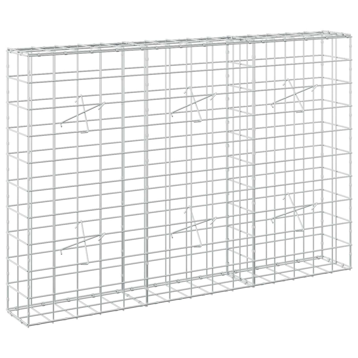 Gabion with 5 mm Wire and 10x10 cm Mesh 150x20x100 cm
