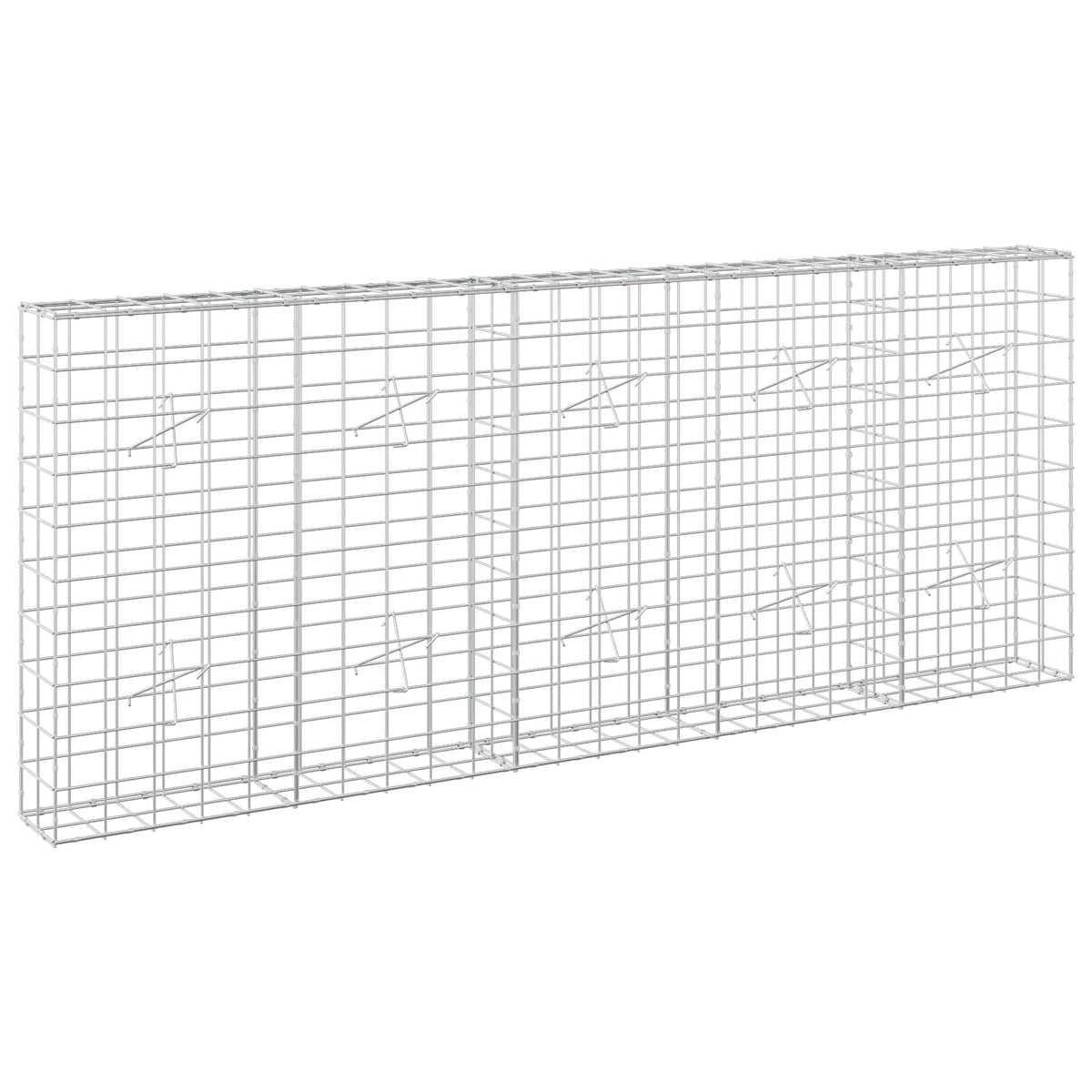 Gabion with 5 mm Wire and 10x10 cm Mesh 250x20x100 cm