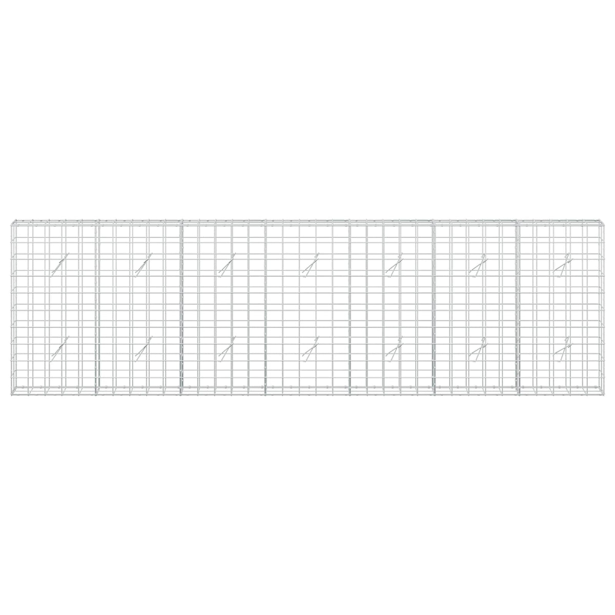 Gabion with 5 mm Wire and 10x10 cm Mesh 350x20x100 cm