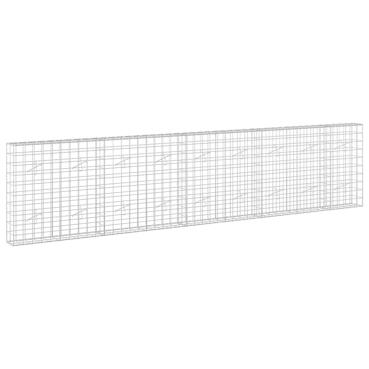 Gabion with 5 mm Wire and 10x10 cm Mesh 450x20x100 cm