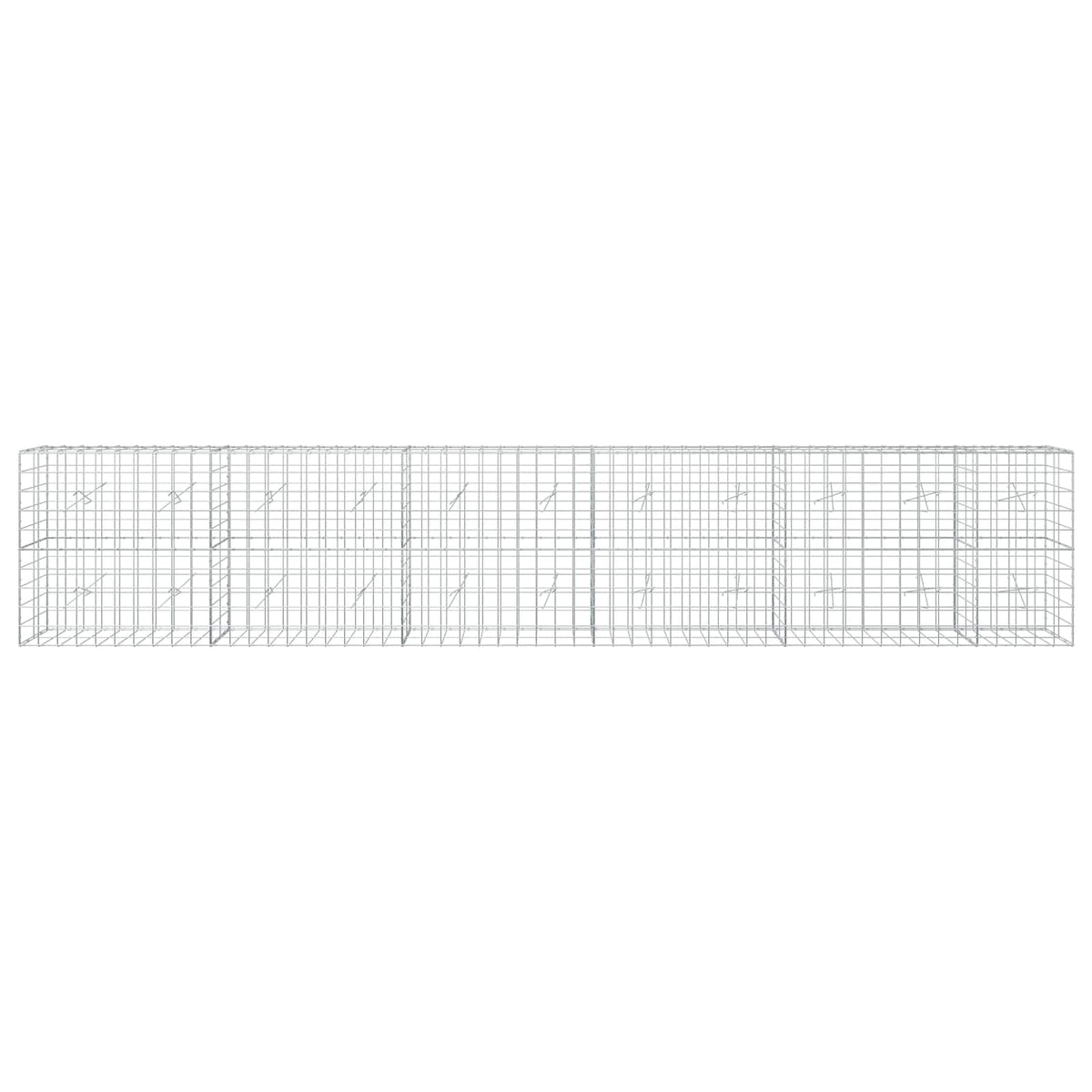 Gabion with 5 mm Wire and 10x10 cm Mesh 550x20x100 cm