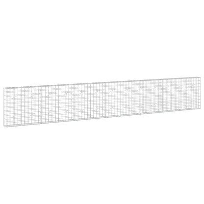Gabion with 5 mm Wire and 10x10 cm Mesh 650x20x100 cm